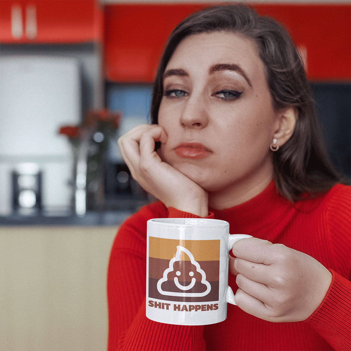 shit happens mug