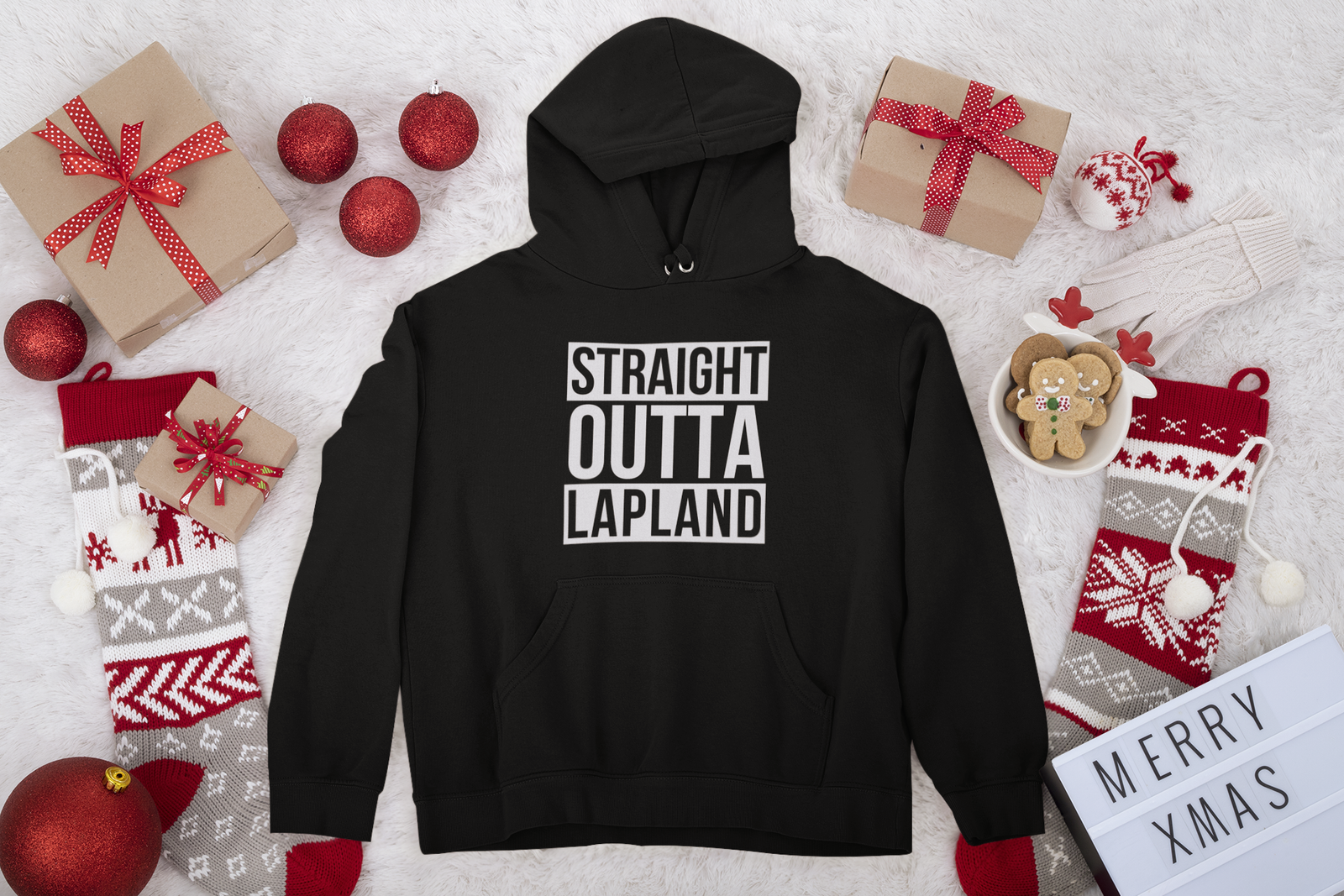 Straight Outta Lapland Hoodie