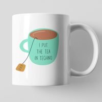 tea in techno cofee mug