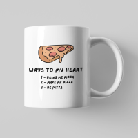Ways to My Heart Pizza Lover mug