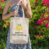 when life gives you lemons bag