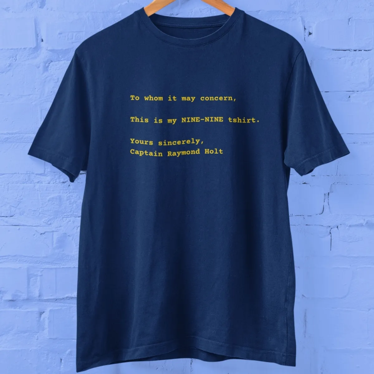 99 navy tee This Is My Nine Nine t-shirt