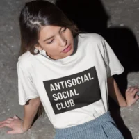 antisocial tshirt