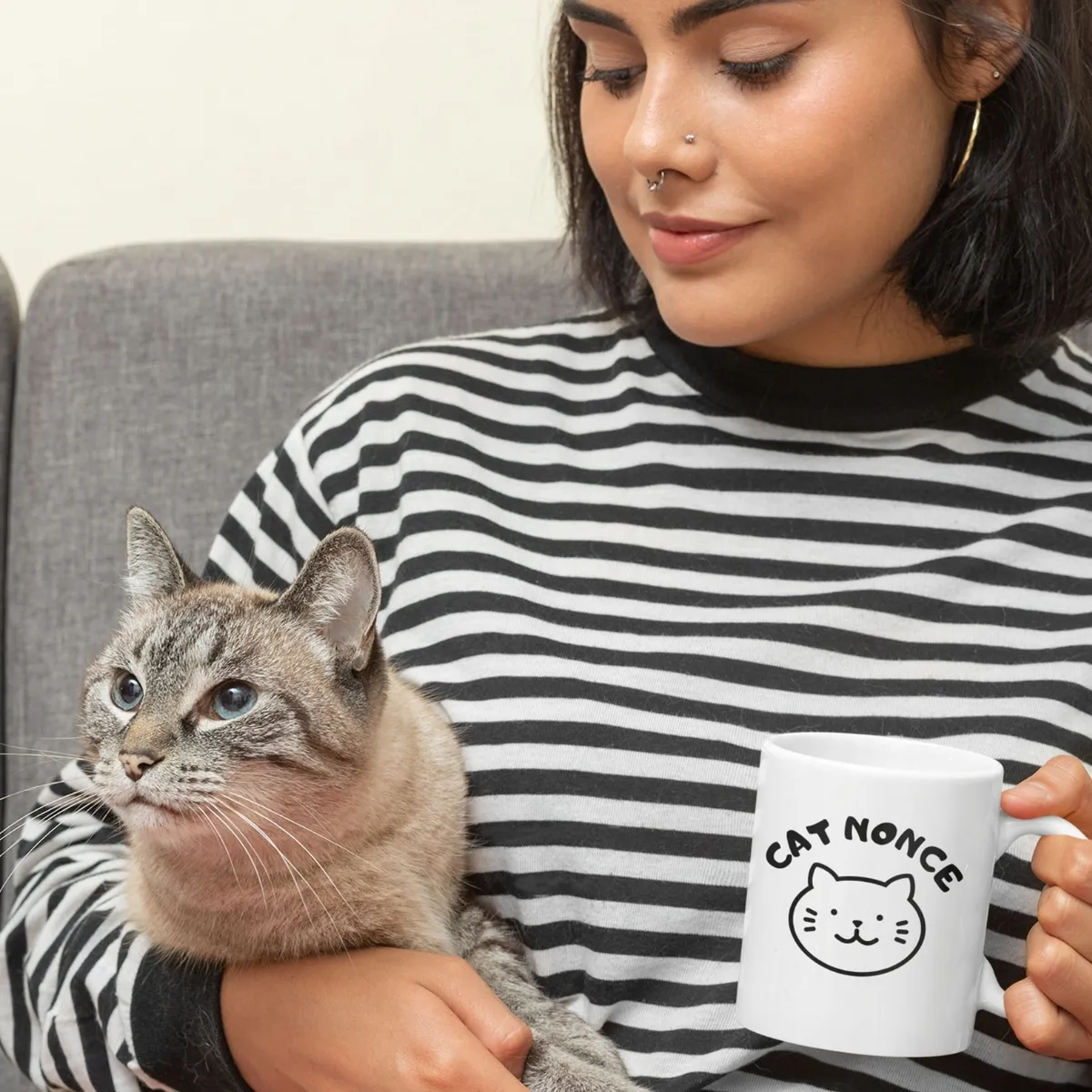 cat nonce mug