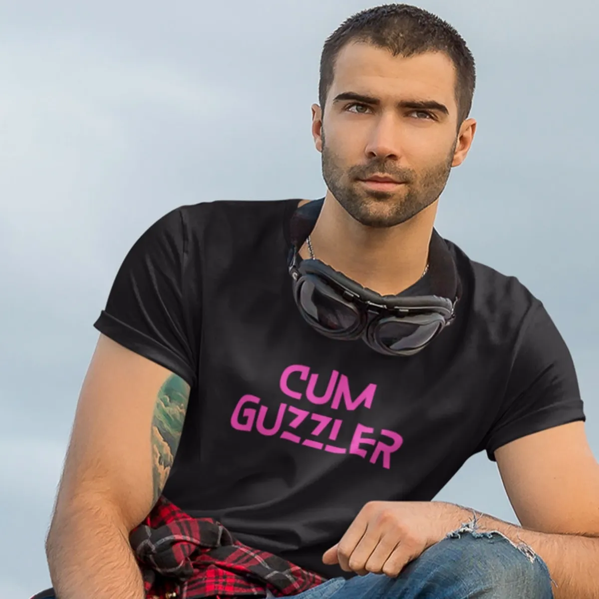 cum guzzler tshirt