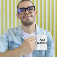 cum guzzler mug