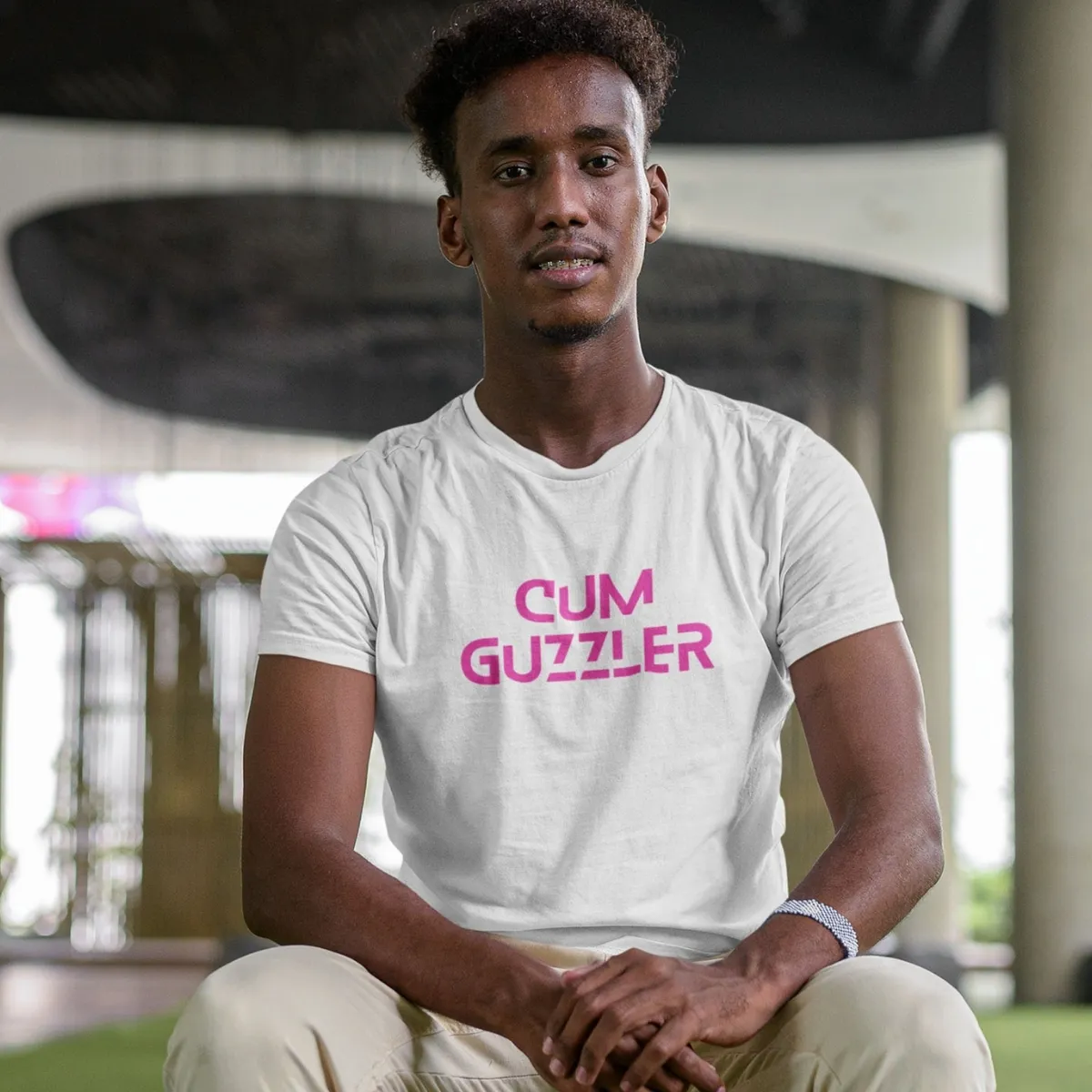 cum guzzler tshirt