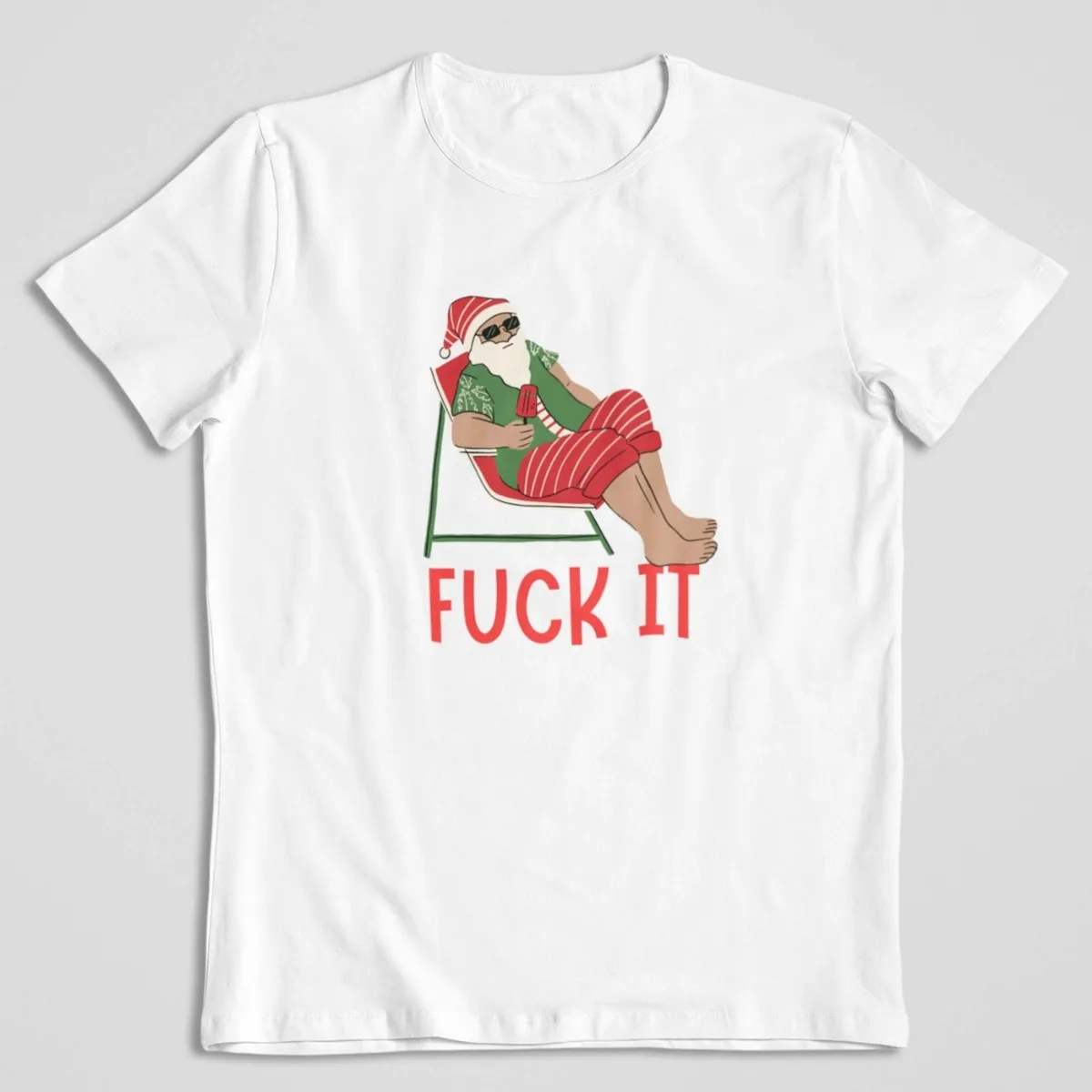 fuck it santa white santa fuck it
