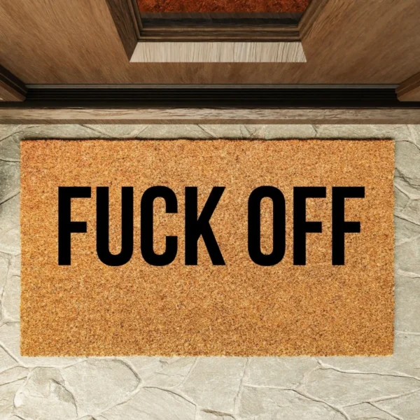 fuck off 2 fuck off doormat