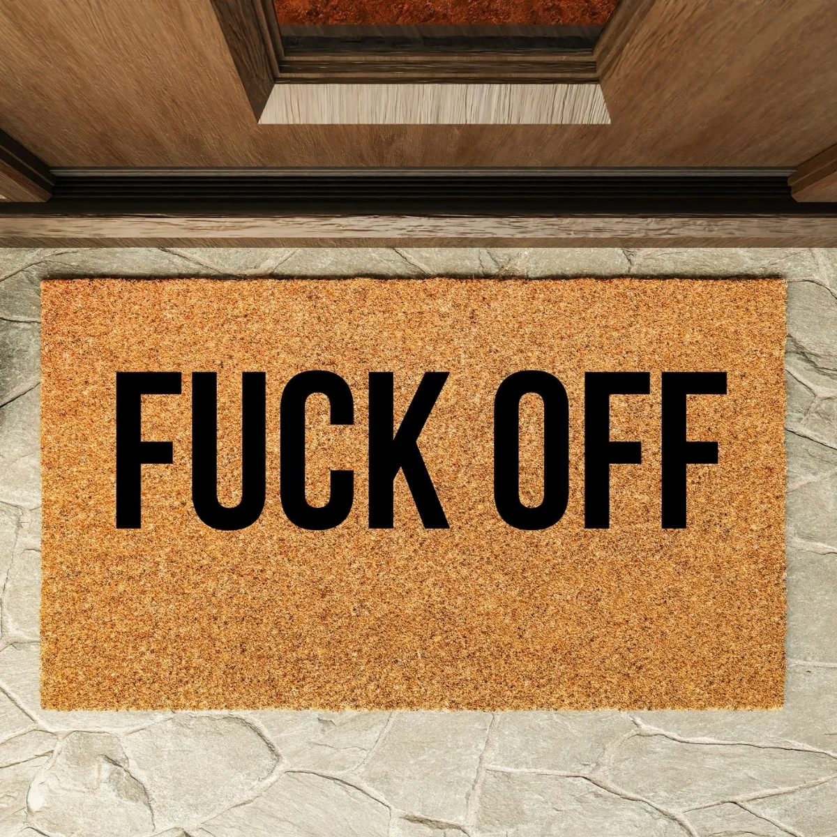 fuck off 2 fuck off doormat