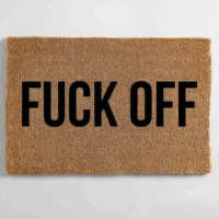 fuck off fuck off doormat