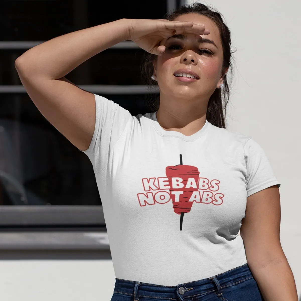 kebabs 1 kebabs not abs tshirt