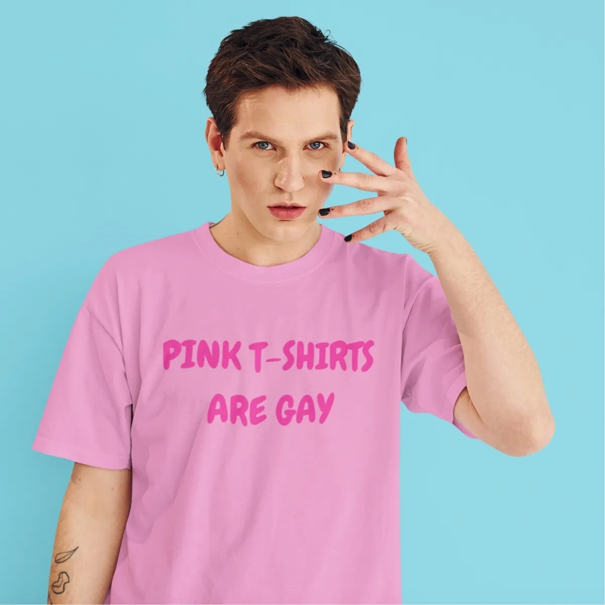 pink tshirts are gay