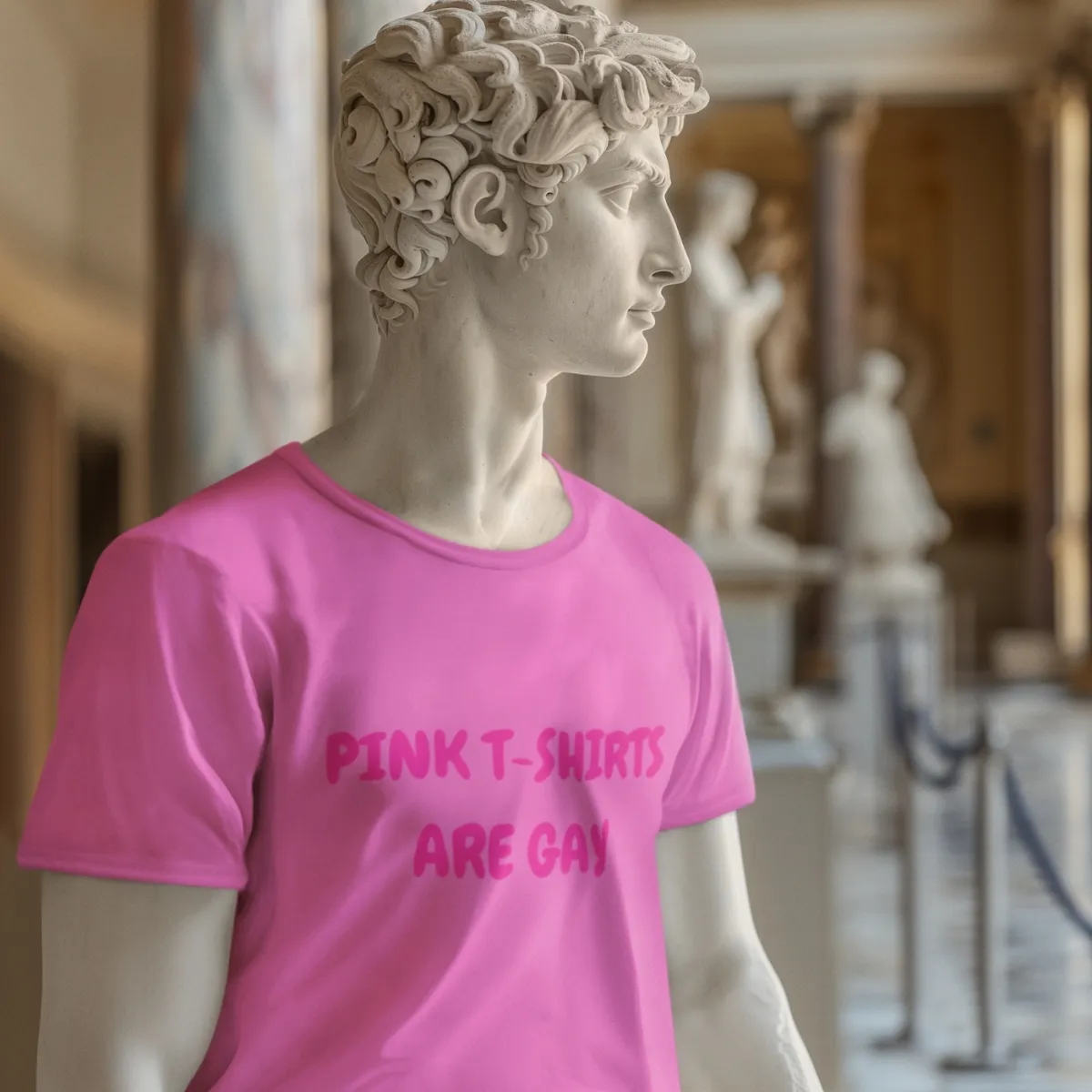 pink tshirts are gay
