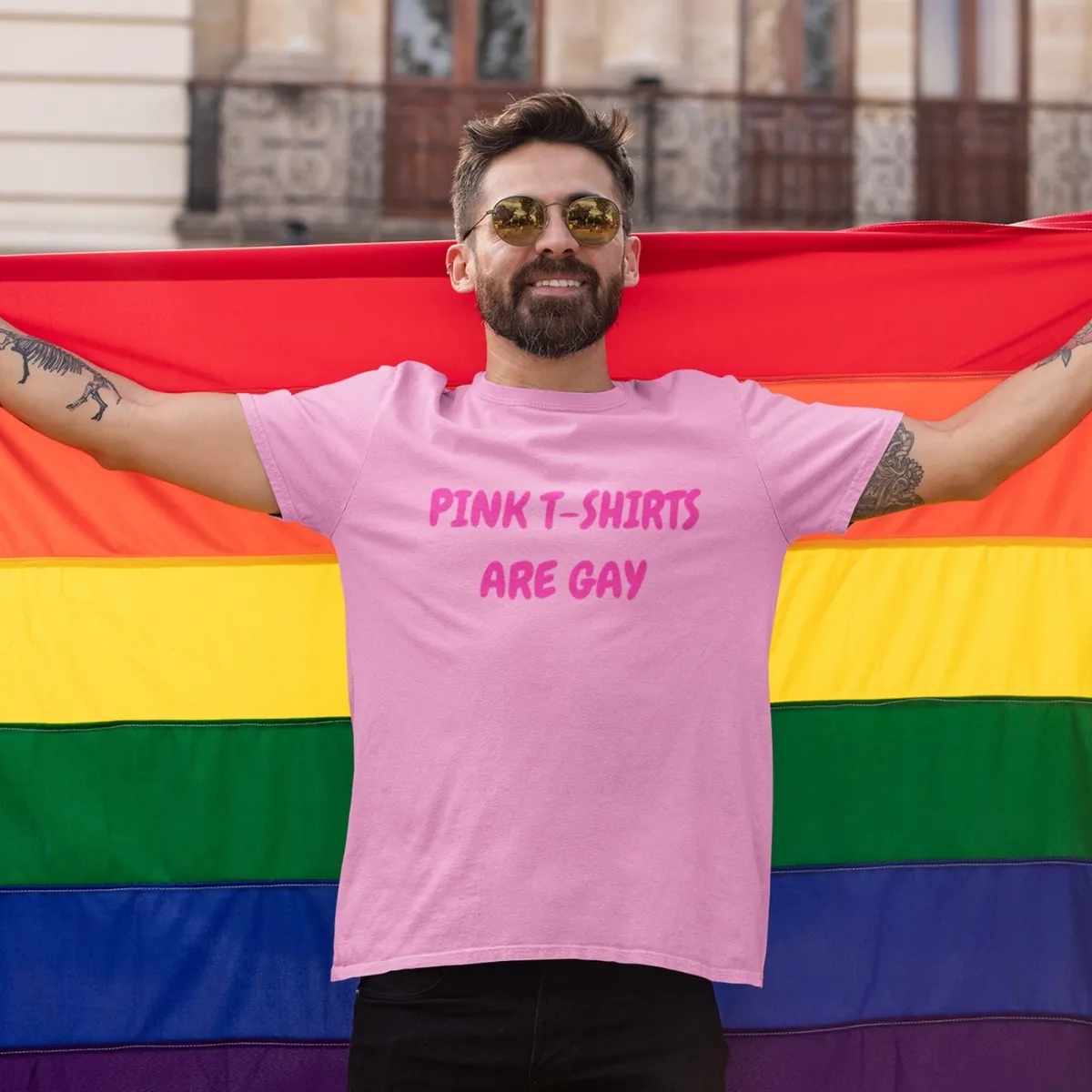 pink tshirts are gay