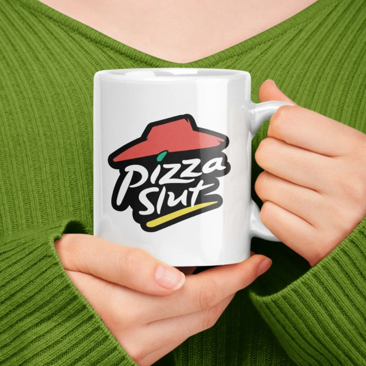pizza slut mug