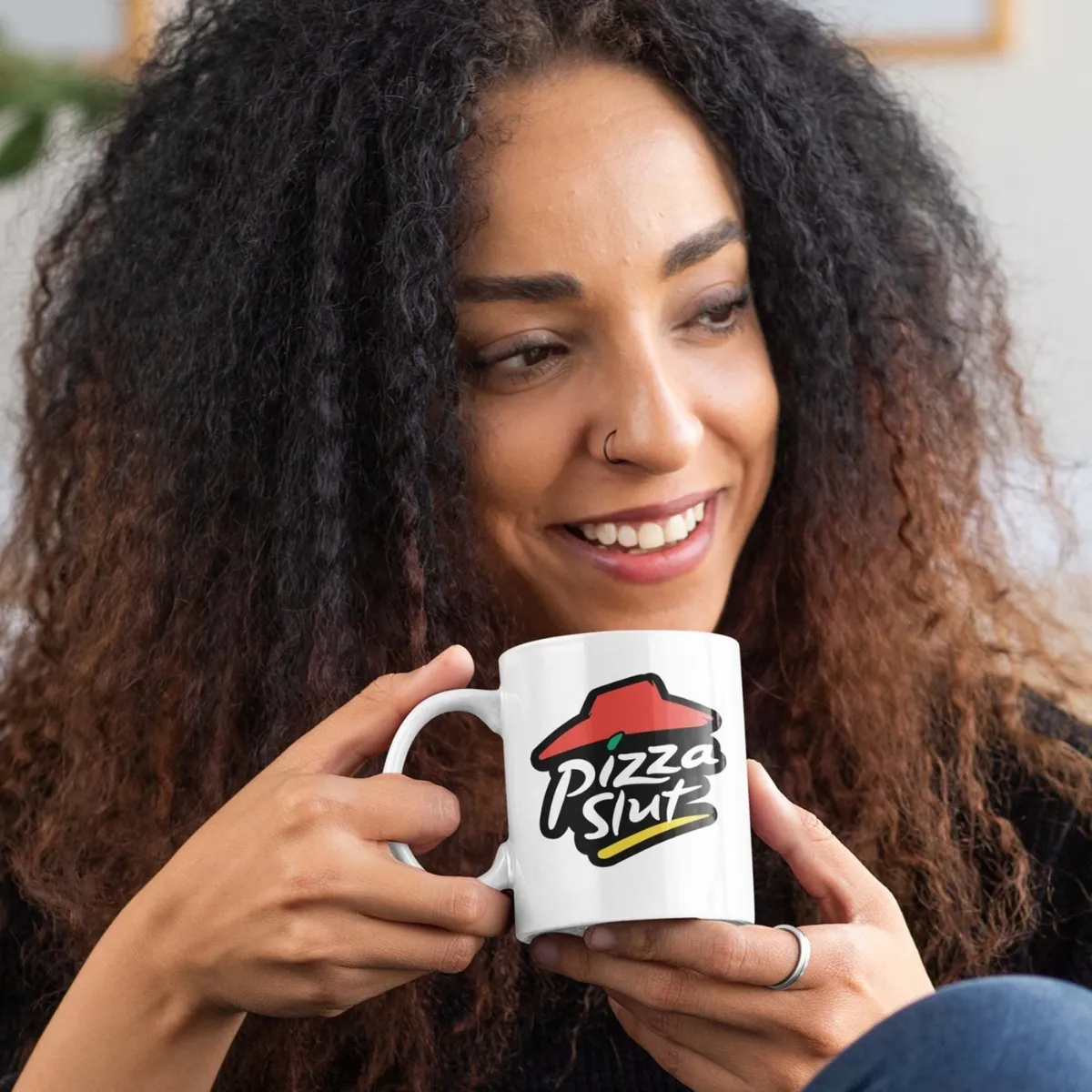 pizza slut mug