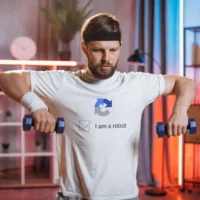 i am a robot tshirt