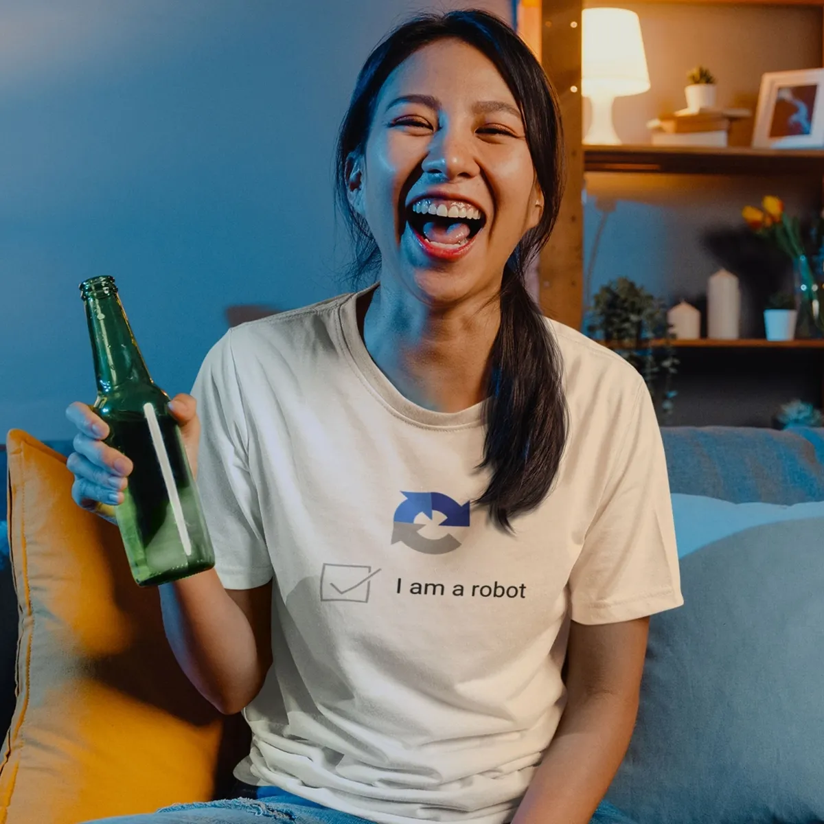 i am a robot tshirt