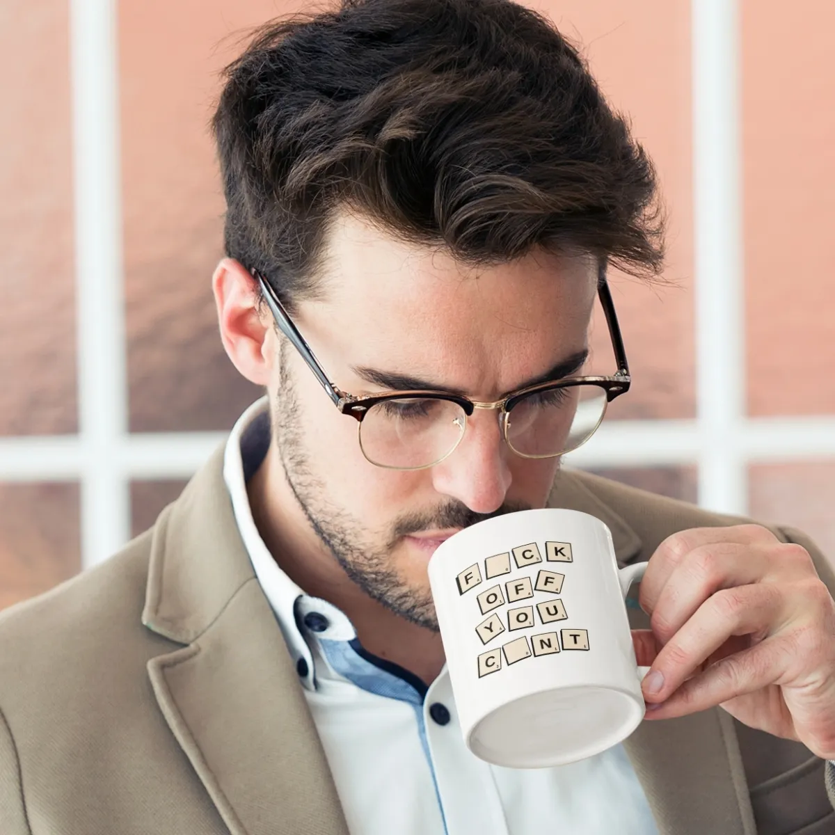 word tile scrabble mug