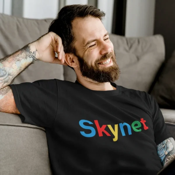 skynet black 2 skynet tshirt