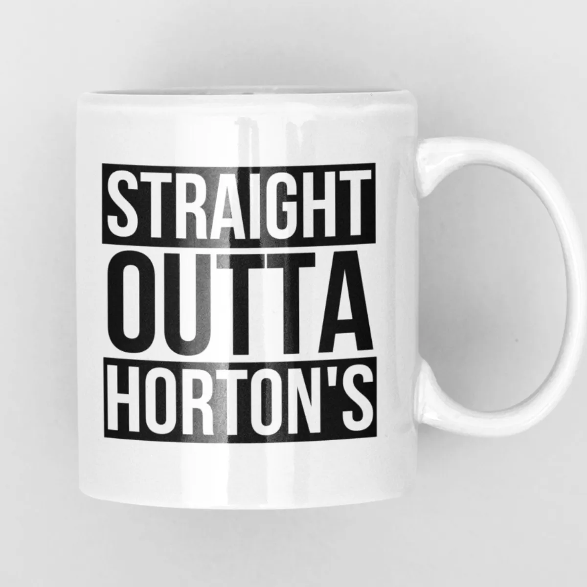 straight outta hortons mug