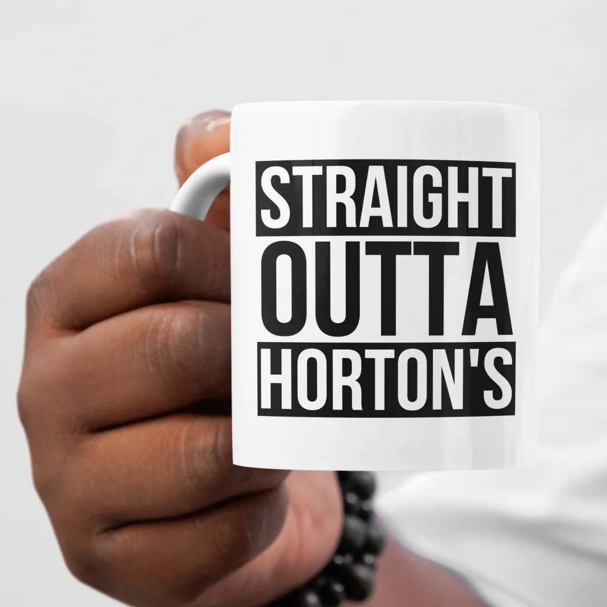 straight outta hortons mug