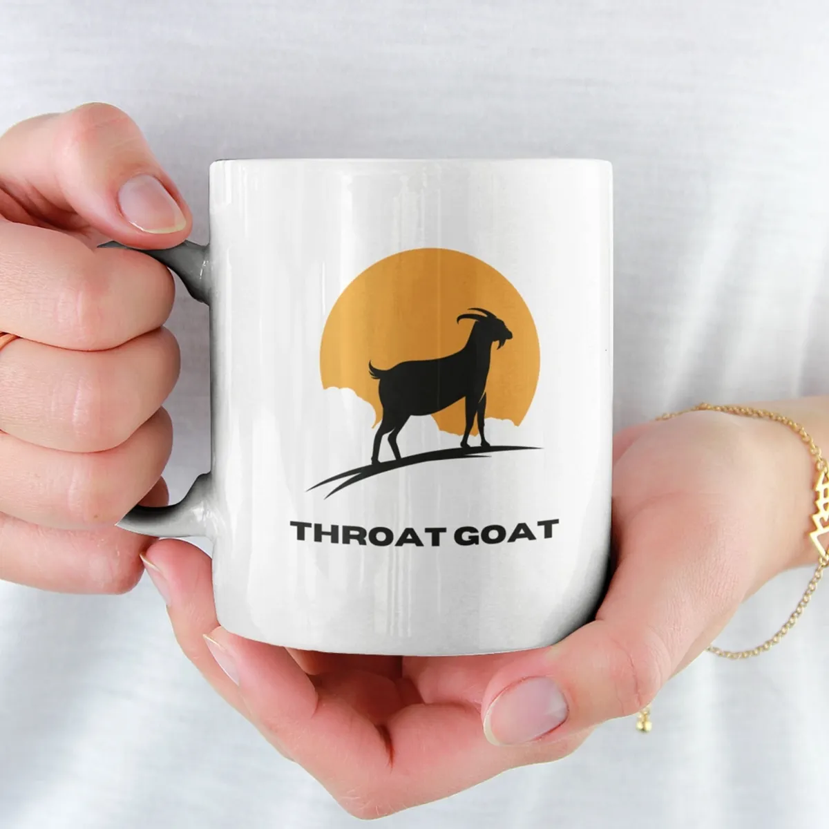 throat goat mug