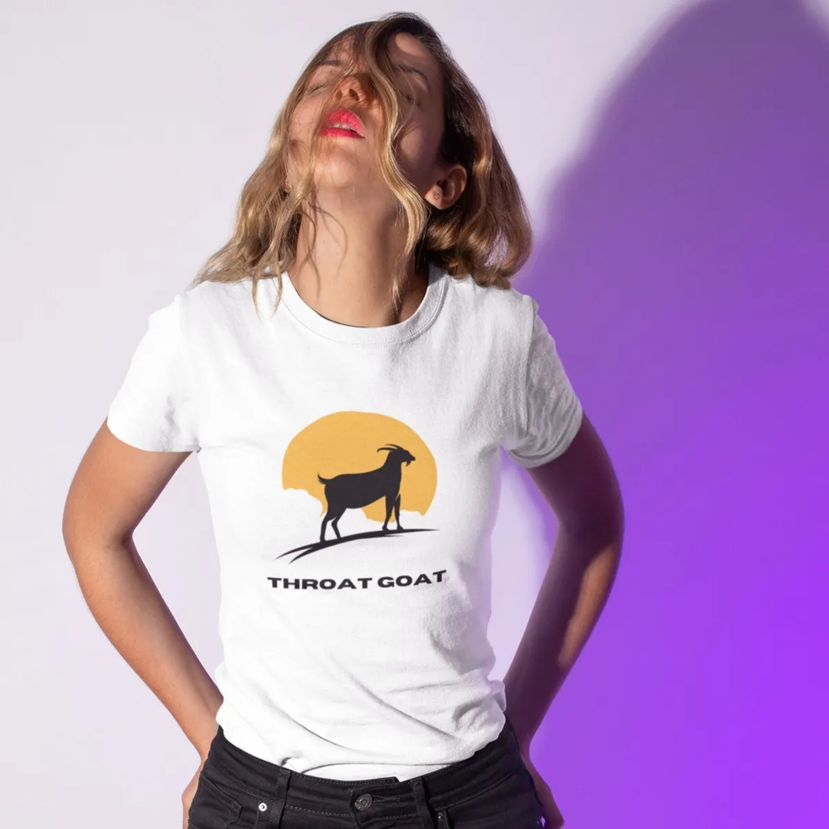 throat goat tshirt